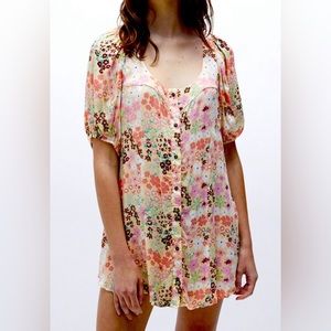Free People | Callie Tunic Dress | Vintage Combo